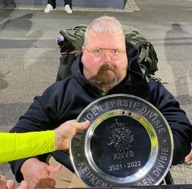In 2022, met de kampioenschaal van FC Emmen.