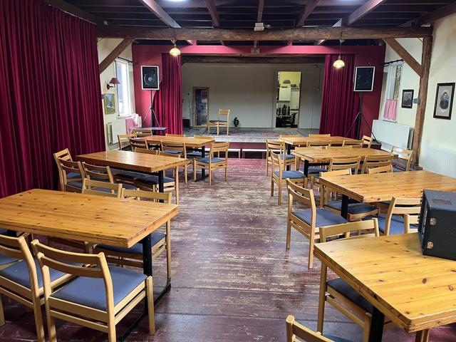 Het interieur van een van de panden.