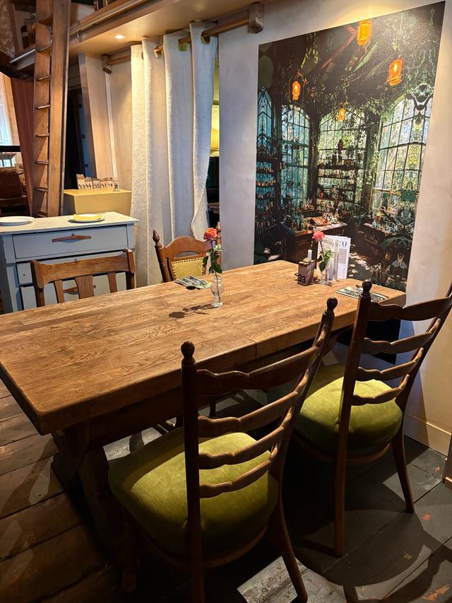 Het interieur.