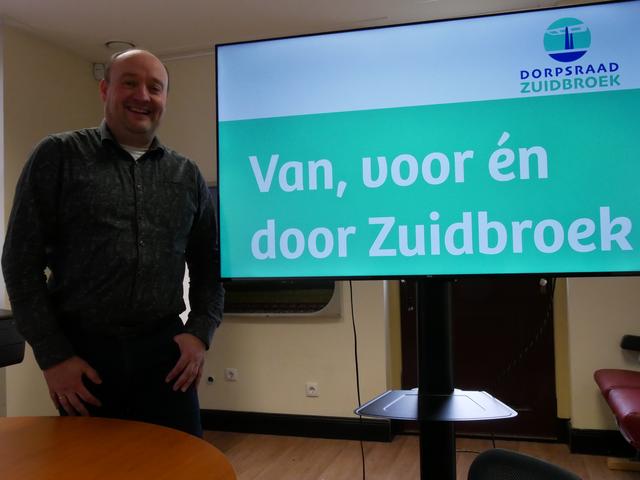 Rowin Penning is voorzitter van de Dorpsraad Zuidbroek.