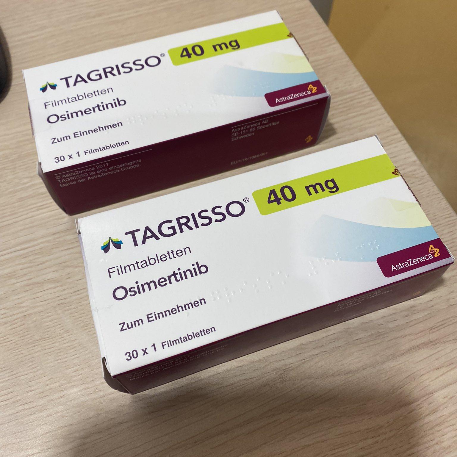 De doosjes met osimertinib (11.200 euro) die het Wilhelmina Ziekenhuis Assen officieel zou moeten weggooien.
