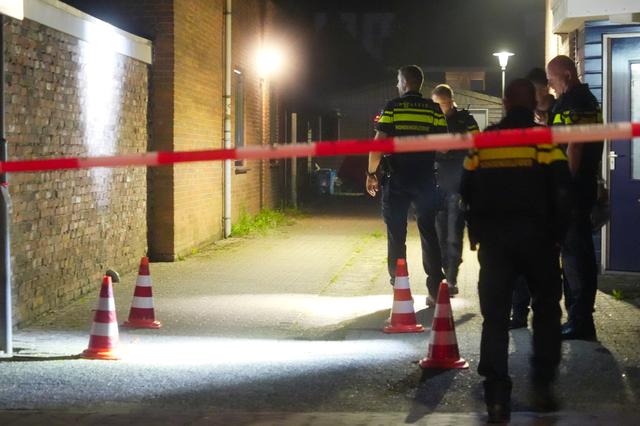 De plek aan de Kromme Elleboog, waar het slachtoffer werd neergeschoten.