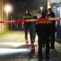 De plek aan de Kromme Elleboog, waar het slachtoffer werd neergeschoten.