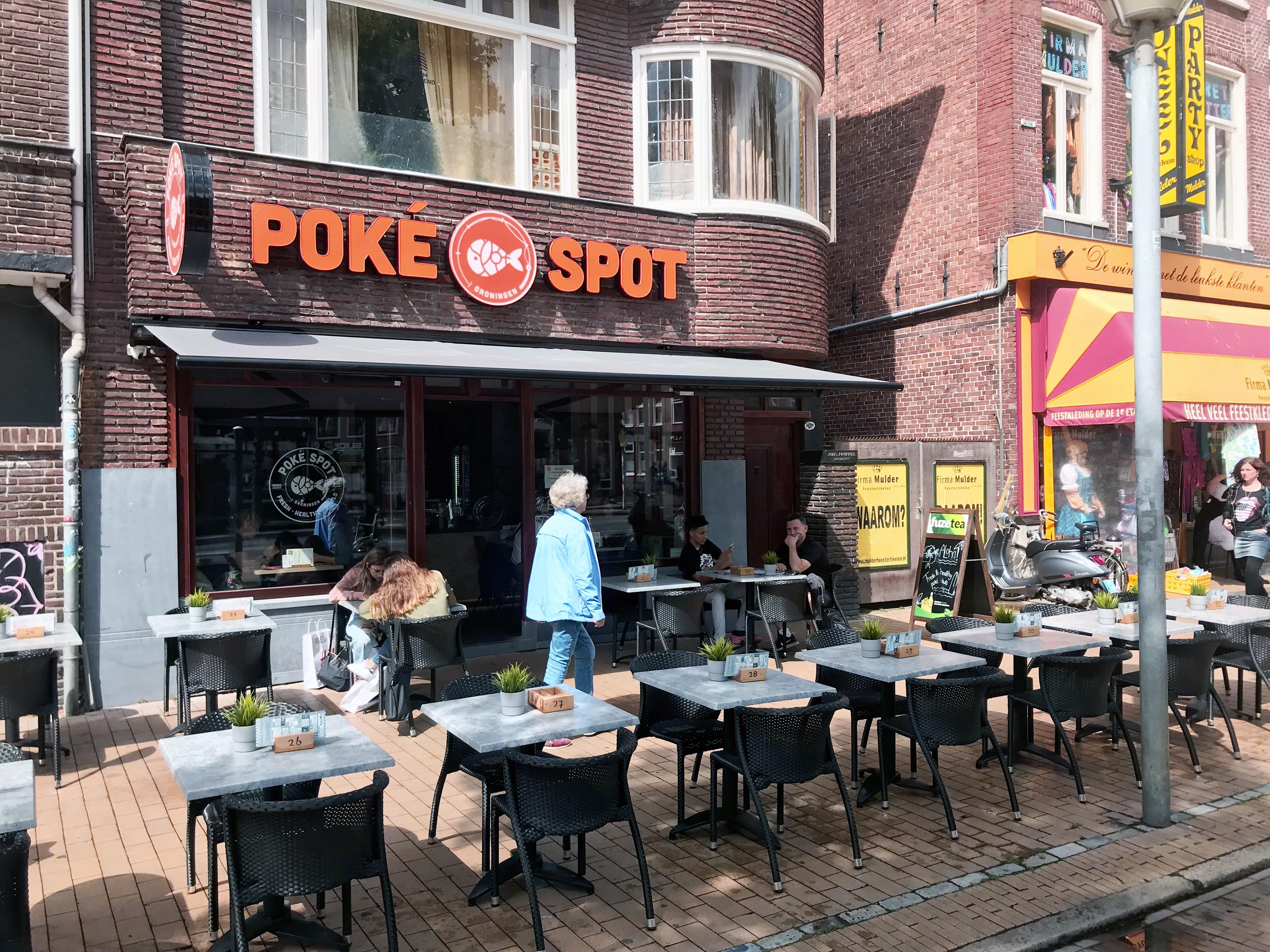 Poké Spot aan het Gedempte Zuiderdiep.