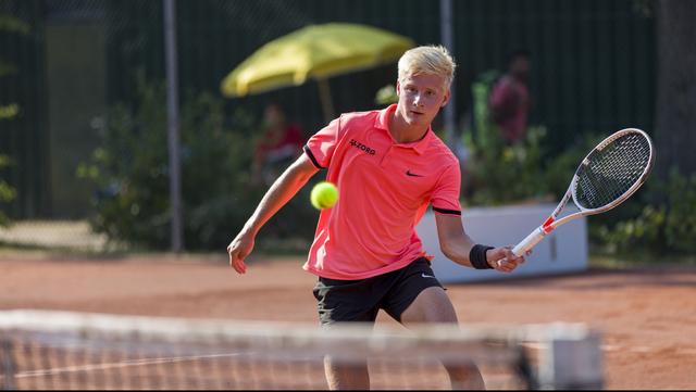 Max Houkes, op archiefbeeld op het Zorgfactory Dr. Van Leeuwentoernooi, dat hij in 2022 won.