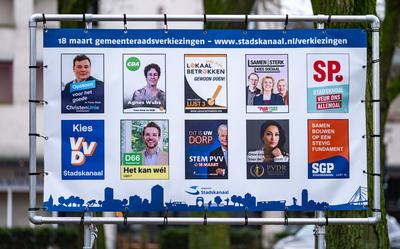 Dit zijn de partijen die in Stadskanaal meededen aan de verkiezingen. 