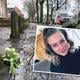 Inzet: De vermoorde Marit van Koesveld (26) uit Groningen. Op de achtergrond de bloemen bij Yorneo na de moord.