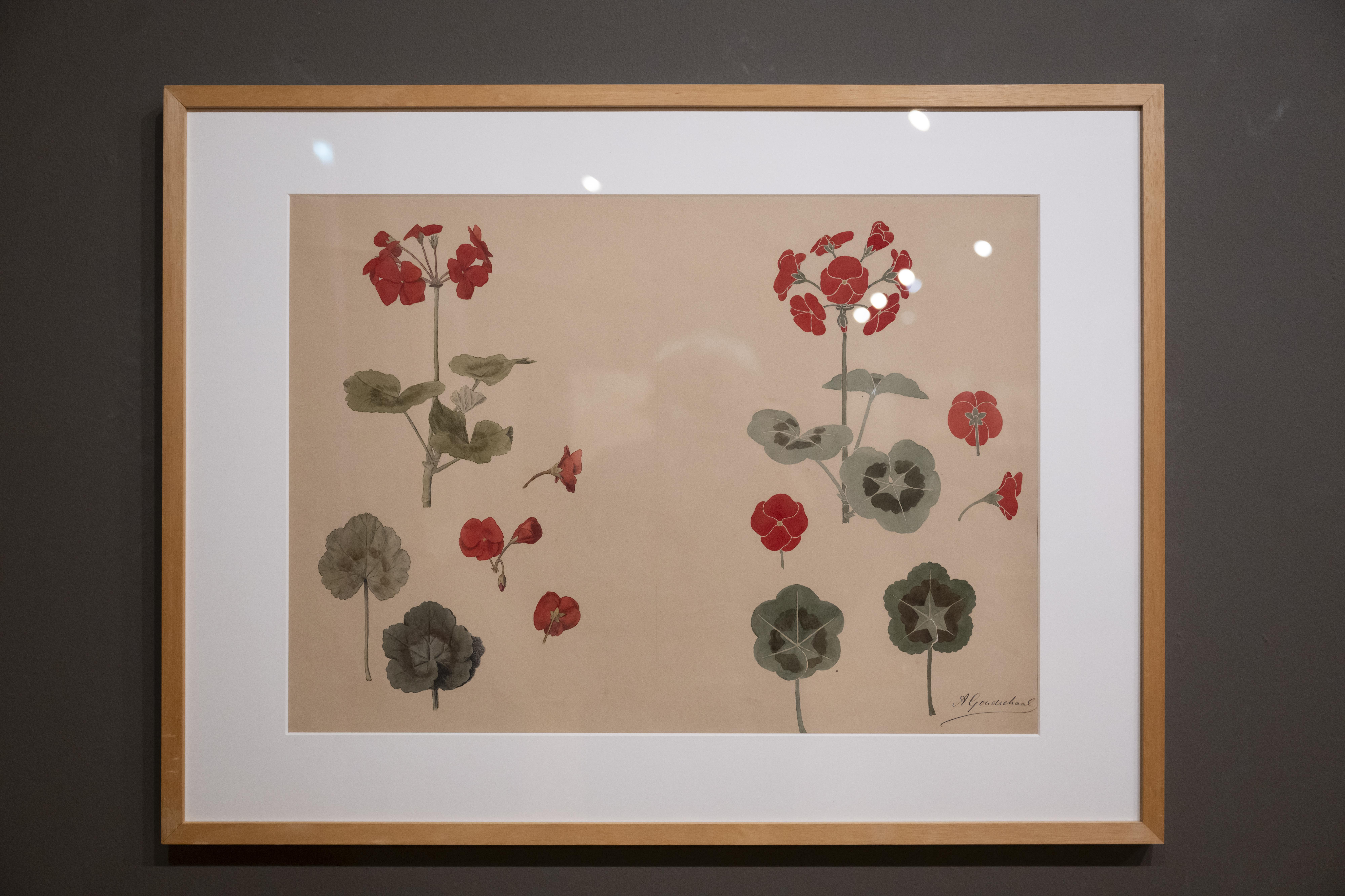 Vrouwen moesten vrouwen zich beperken tot bloemen, planten en decoratieve motieven.