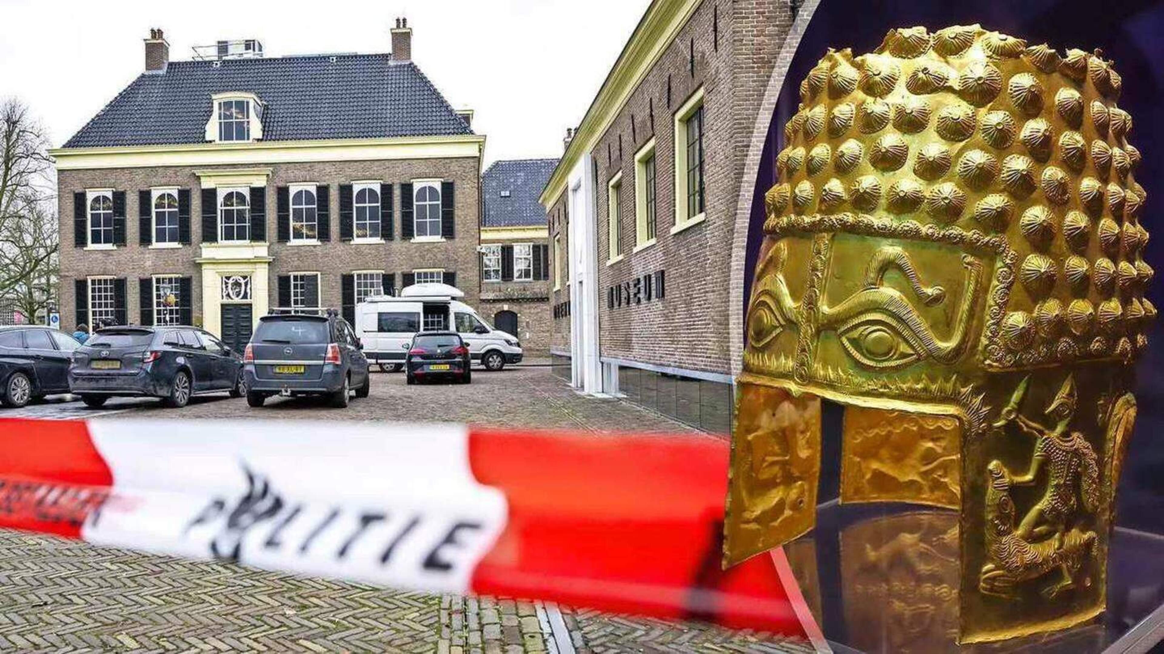 Het Drents Museum in Assen na de kunstroof.