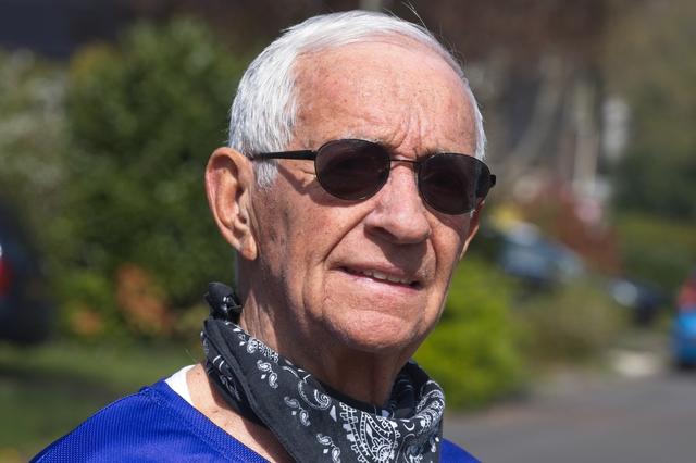 Jan Blaauw is de oudste deelnemer van de Cascaderun. 