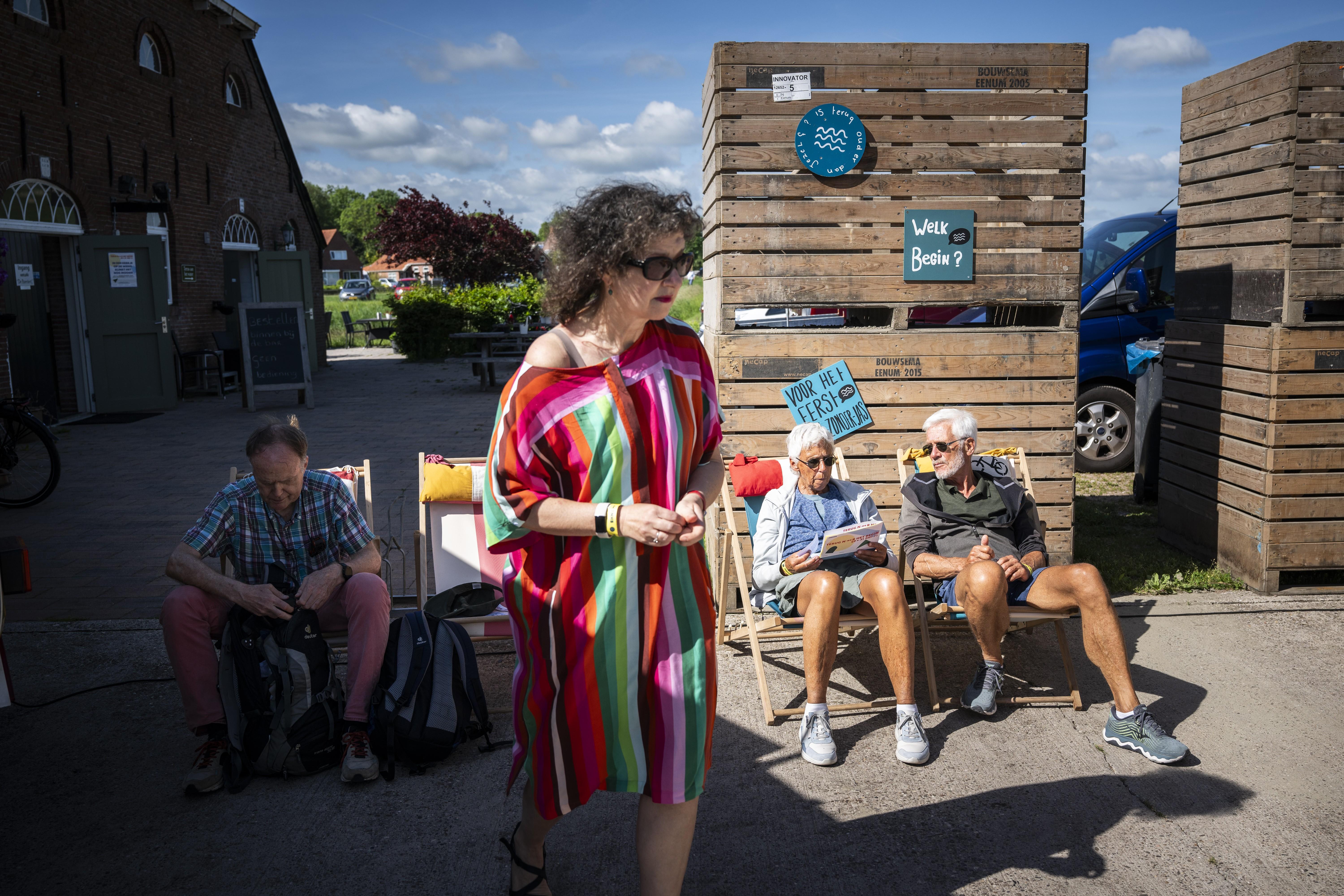 Het Festivalhart in Oosterwijtwerd.