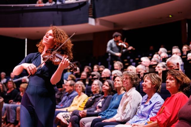 
Pynarello en publiek.