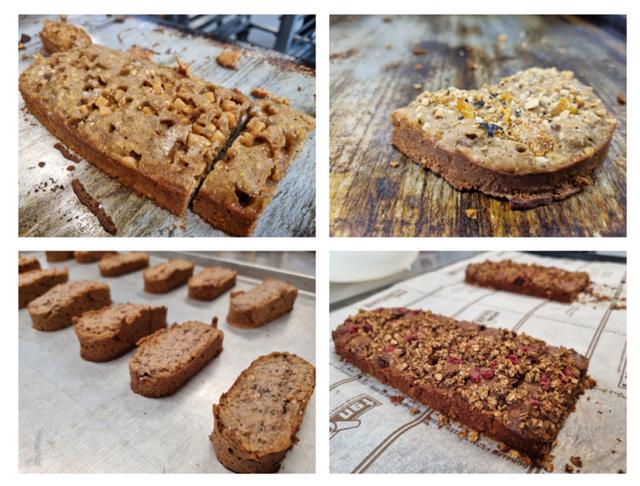 Haverkoeken gemaakt van reststromen uit de voedselsector.