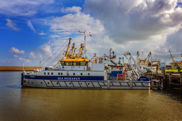 Het onderzoeksschip Wim Wolff wordt veel ingezet voor bodemonderzoek.