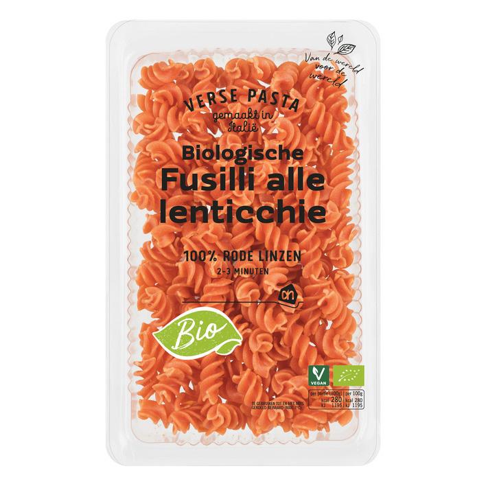 Pasta van linzen. 