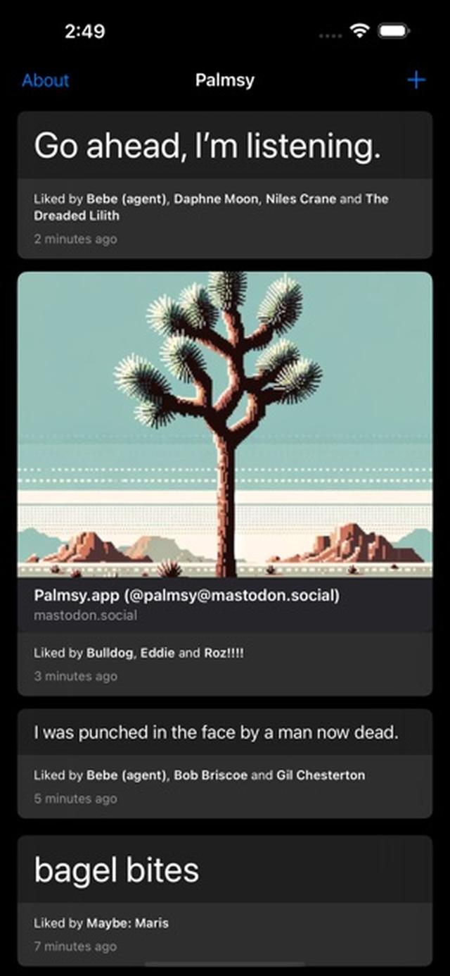 De app Palmsy.