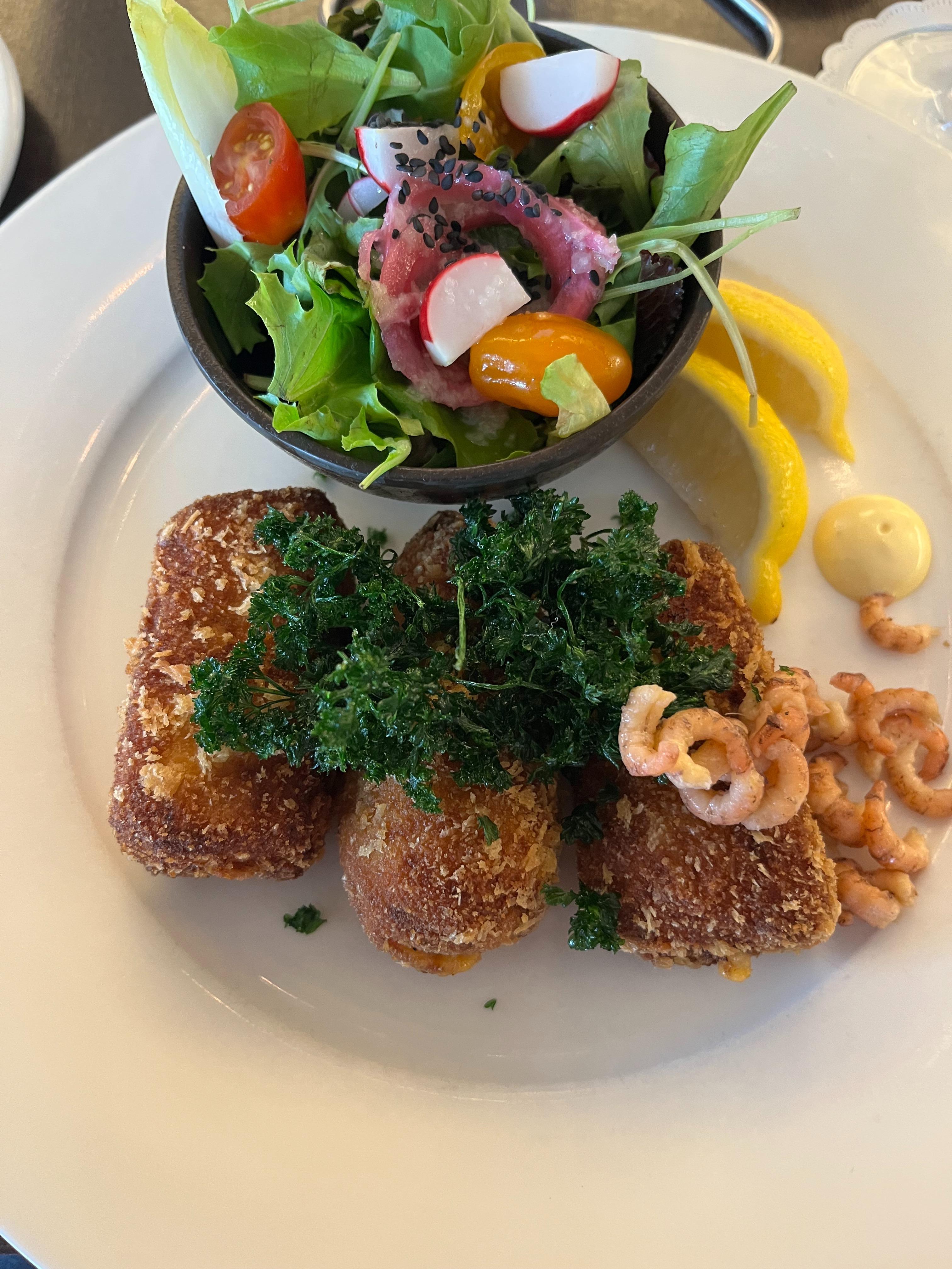 De kroketten van Le Bassin. 