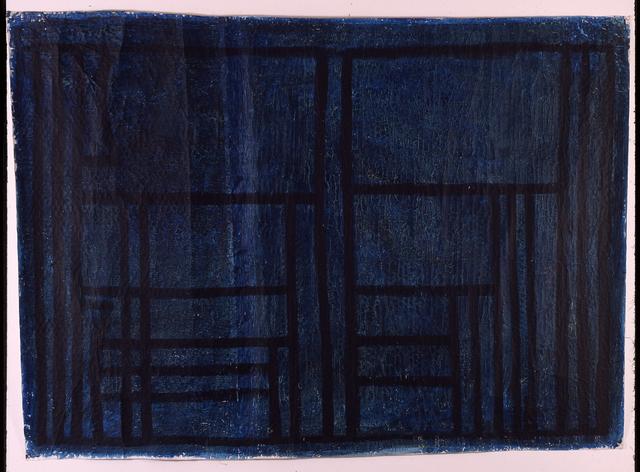 Jan Roos – Zonder titel (1999), 198 x 274 cm, acryl op papier (coll. Fries Museum)