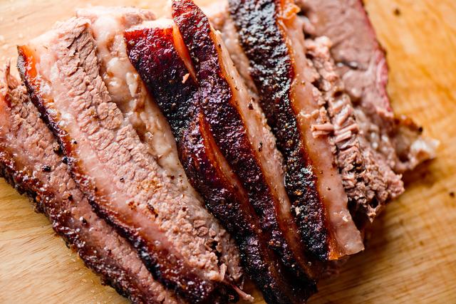 Brisket Texan-style barbecue.