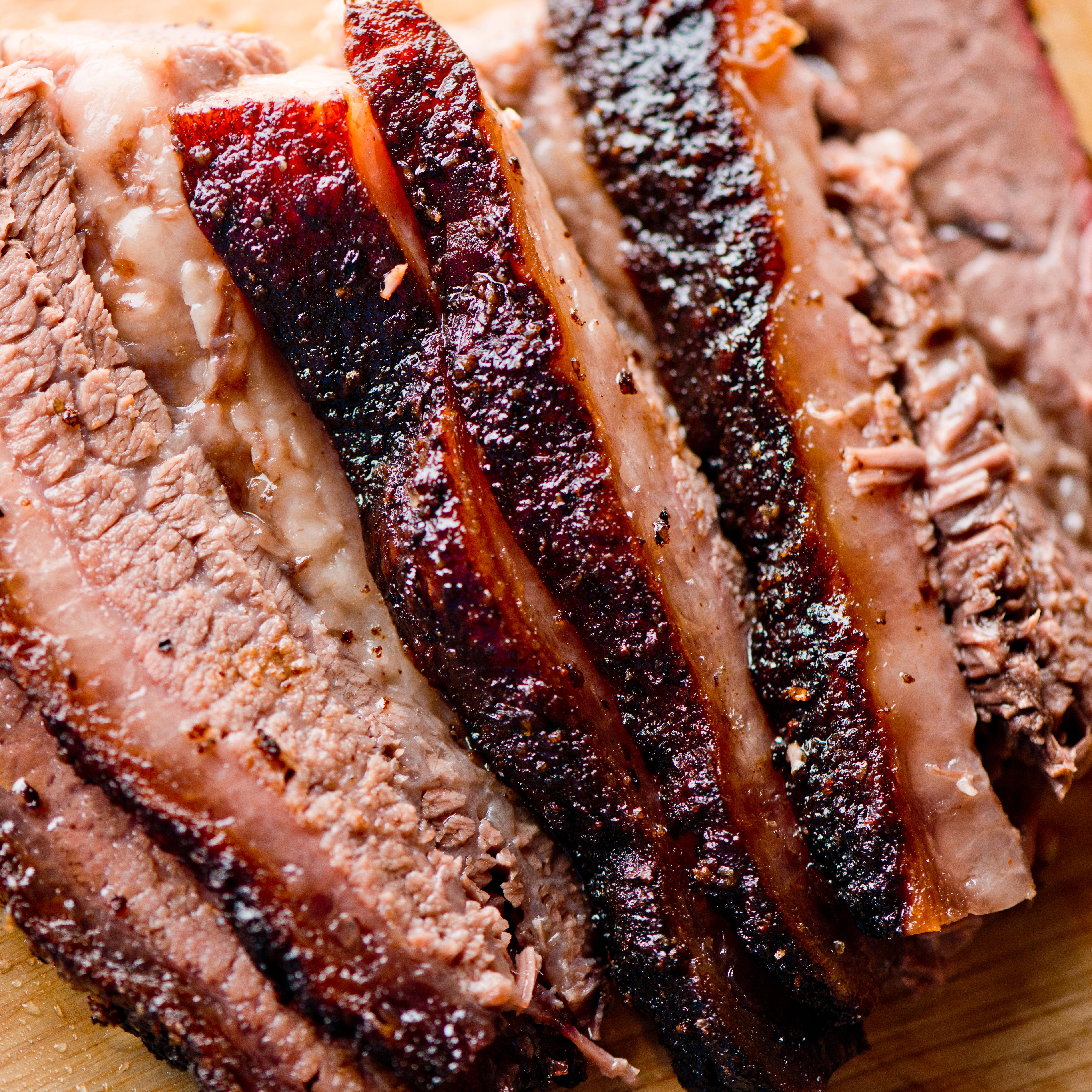 Brisket Texan-style barbecue.