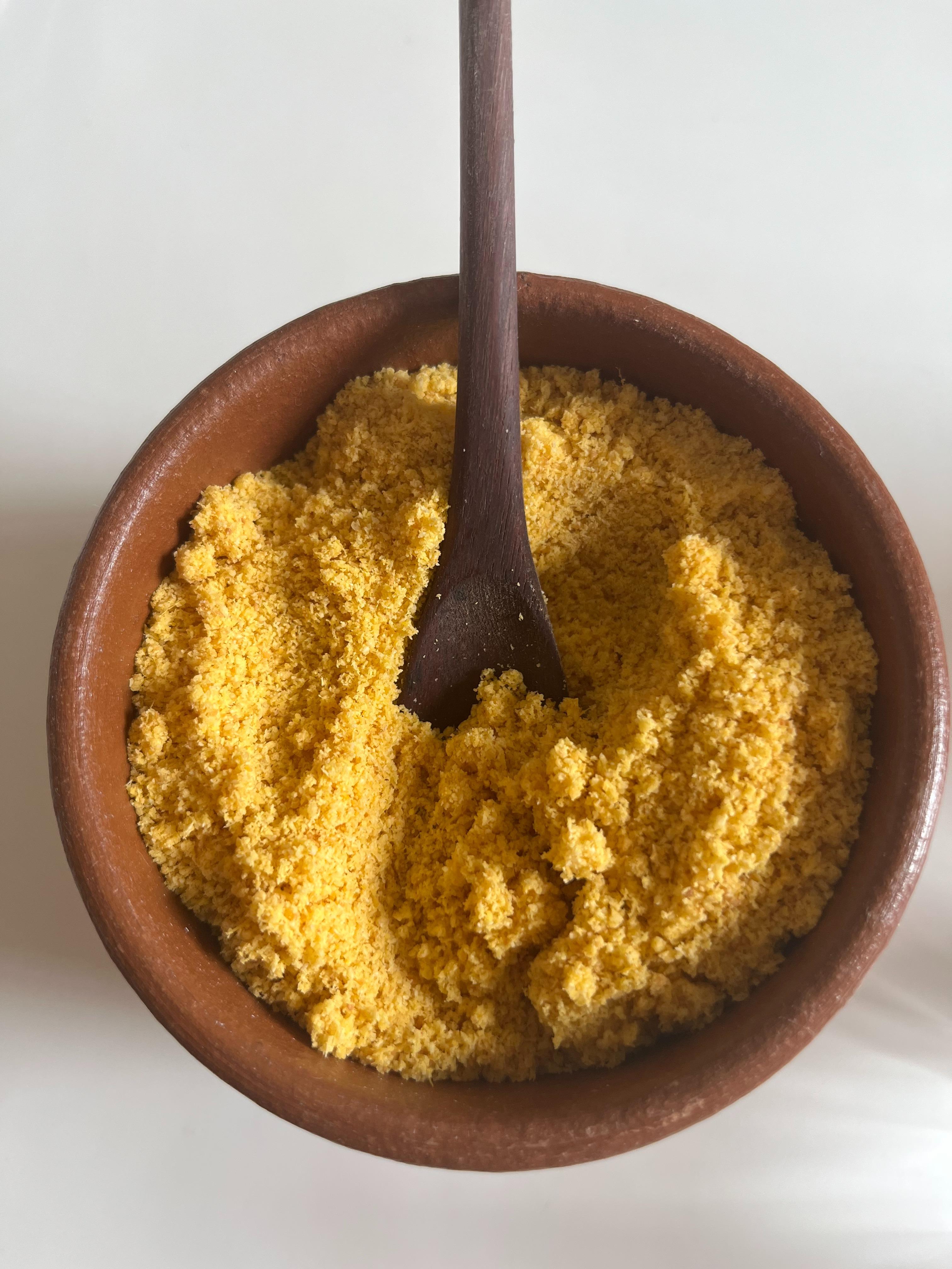 Farofa. 