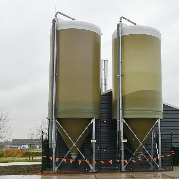 Een biomassacentrale.