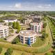 Bedrijventerrein Blankenstein met veel kantoorgebouwen.