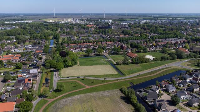 Veendam van bovenaf.