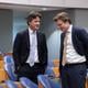 Henri Bontenbal (CDA) en Ruben Brekelmans (VVD) tijdens het debat over het steunpakket voor de hoge energie-en brandstofprijzen in de Tweede Kamer.
