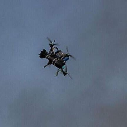 Beeld ter illustratie, een Oekraïense drone tijdens een trainingsmissie op een onbekende locatie.