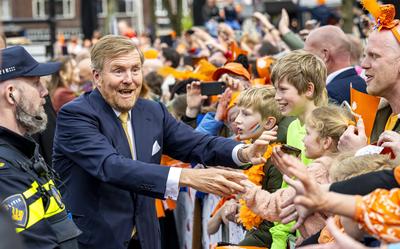Koning Willem-Alexander vierde zijn verjaardag in 2024 in Emmen.