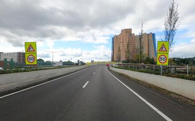 Toekomstige situatie Mario Kart‑bocht (N7-N370), na de maatregelen.