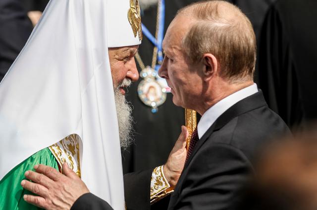 Putin en de 'Russische paus'