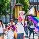 Tijdens de Pride Walk in Groningen in 2025 was het ook warm.