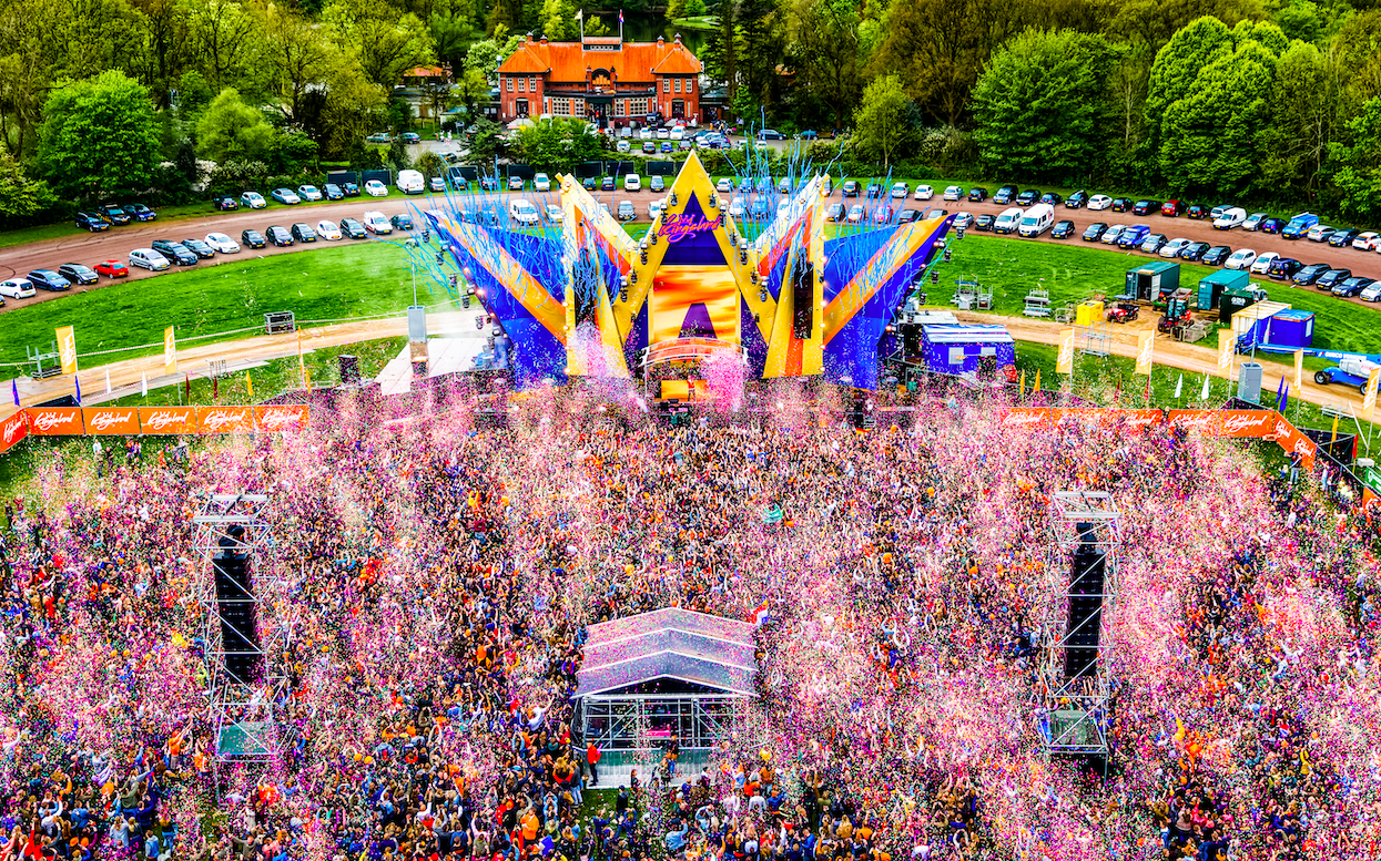 Kingsland in het Stadspark in Groningen.
