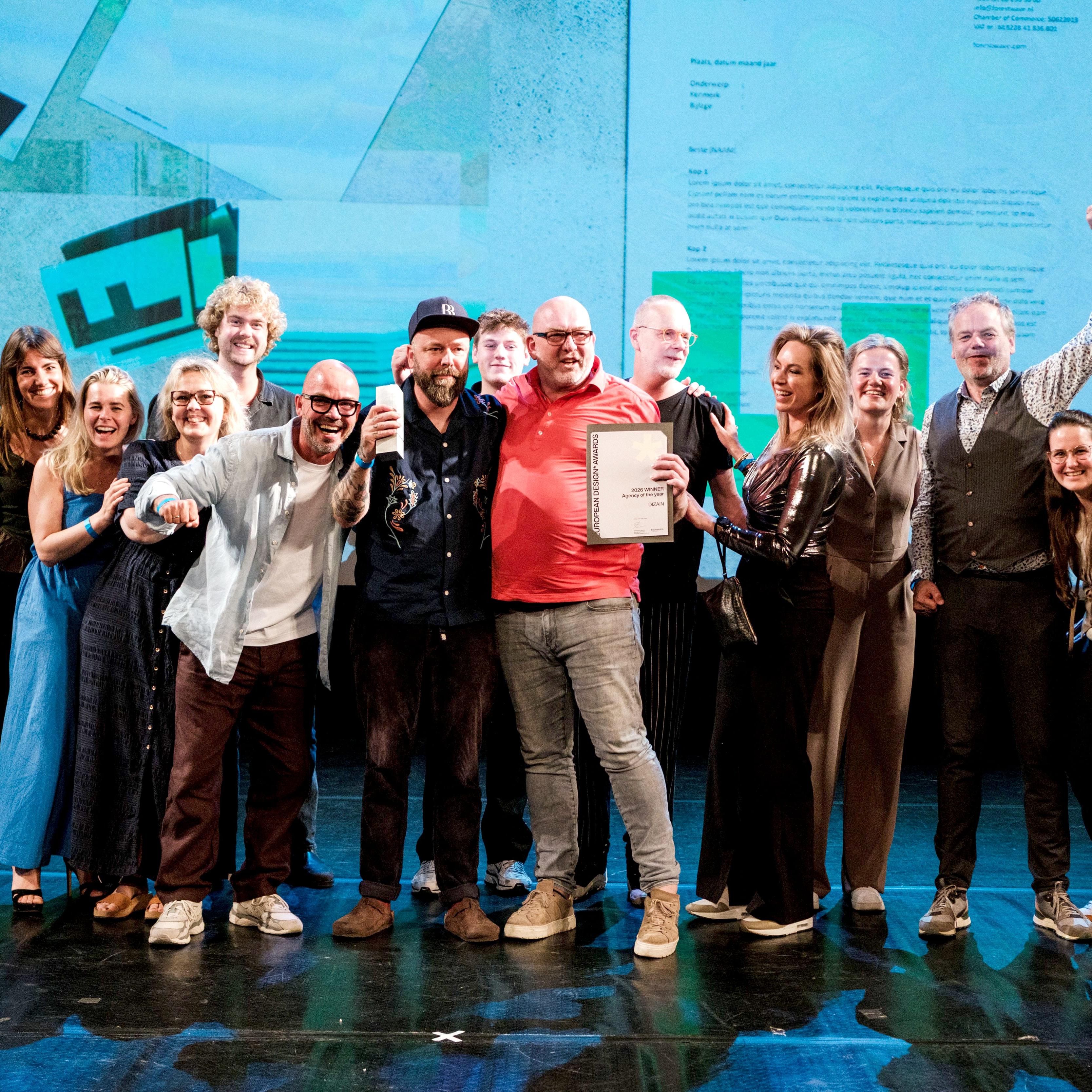 Gronings bureau Dizain uitgeroepen tot European Design Agency of the Year.