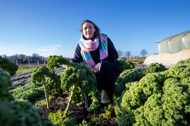 Frouwke Herder voorziet nu haar eigen groen.