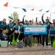 Deelnemers Clean up on Tour hebben in Meppel ruim 96 kilo afval uit het water gehaald.