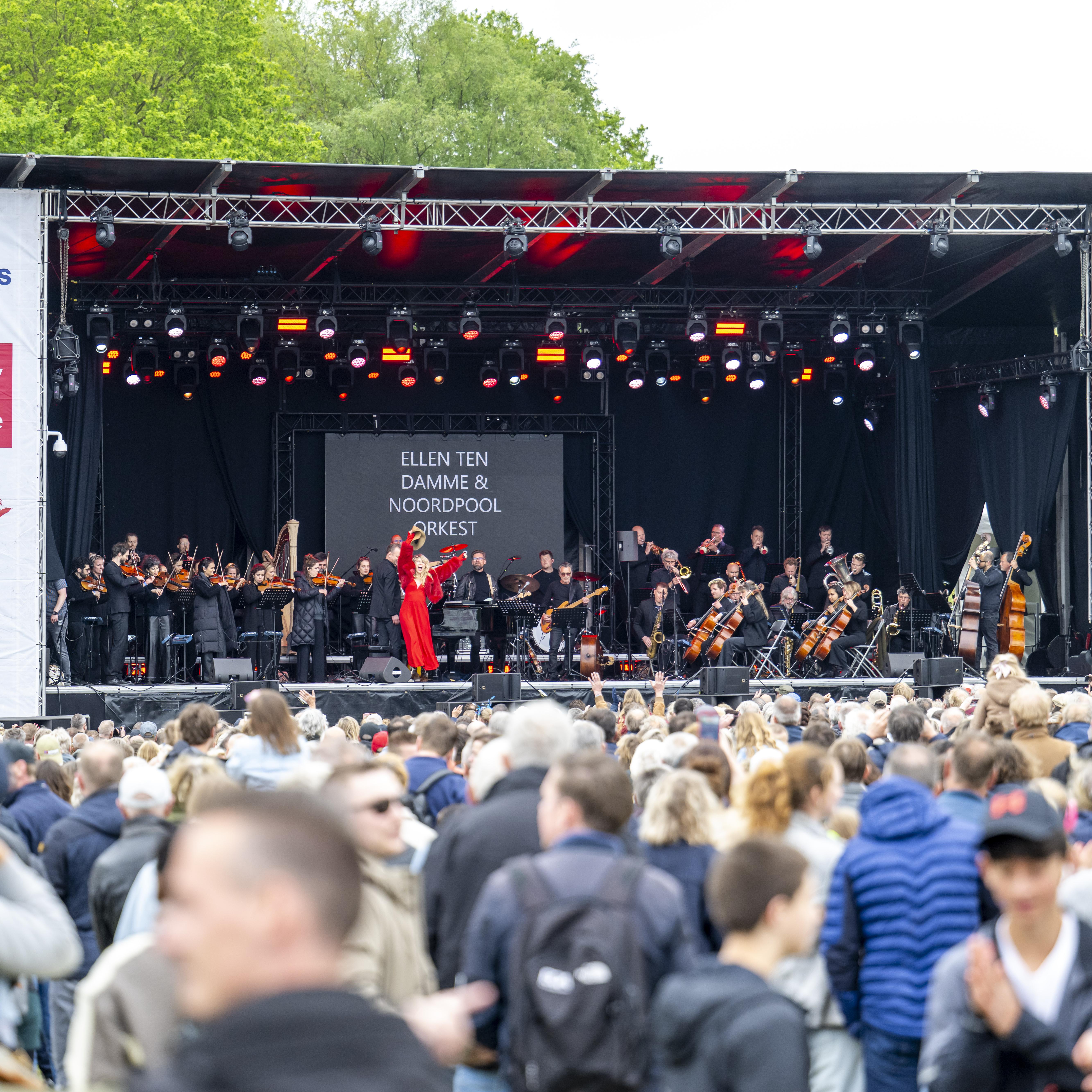 Het bevrijdingsfestival in Assen.