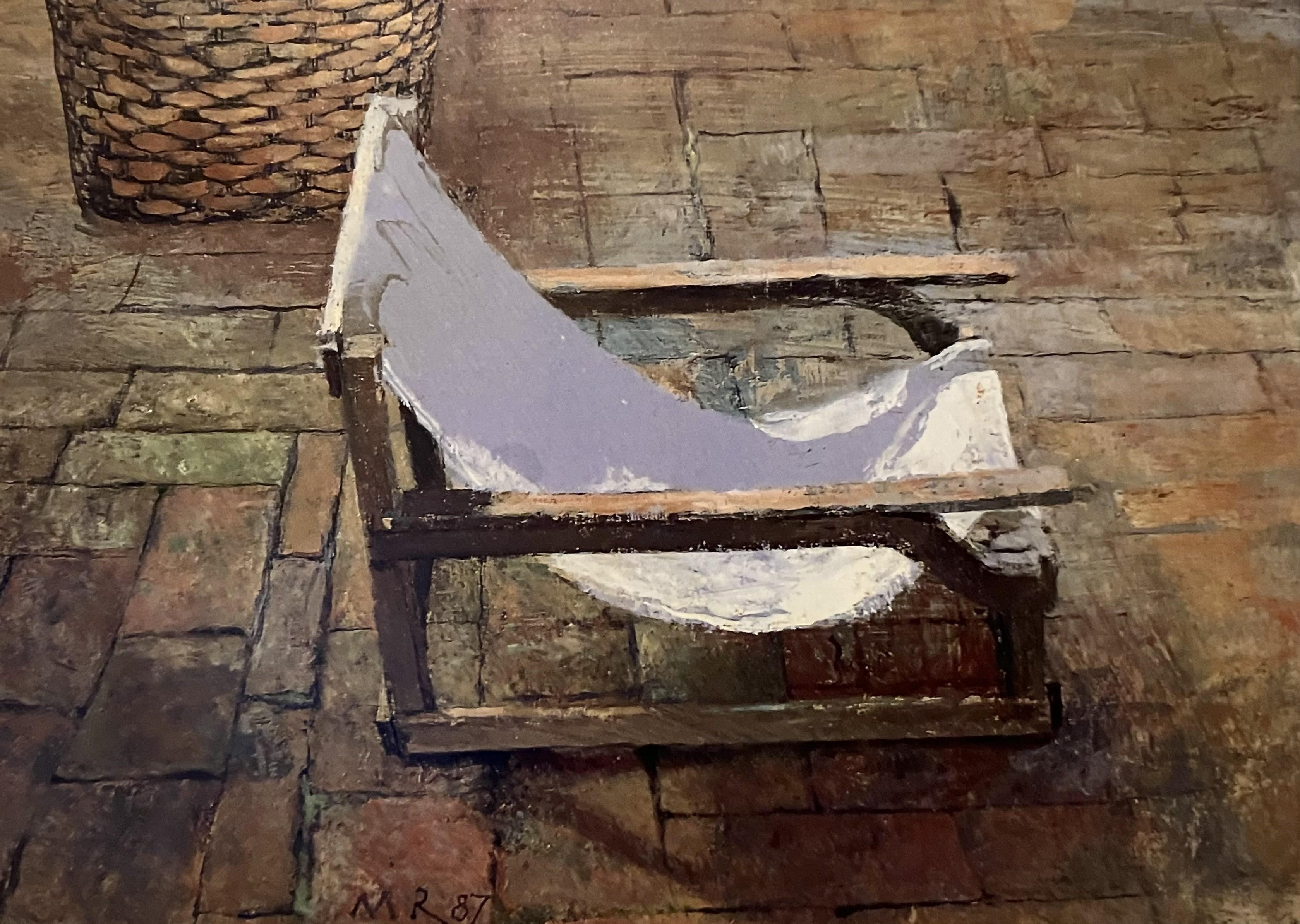 ‘Tuinstoel’ (1987), door Matthijs Röling. Olieverf op paneel (28,3 bij 38,9 centiometer).