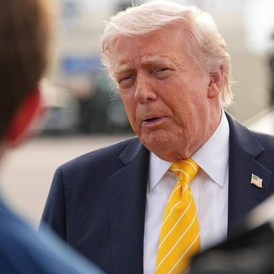 De Amerikaanse president Donald Trump.