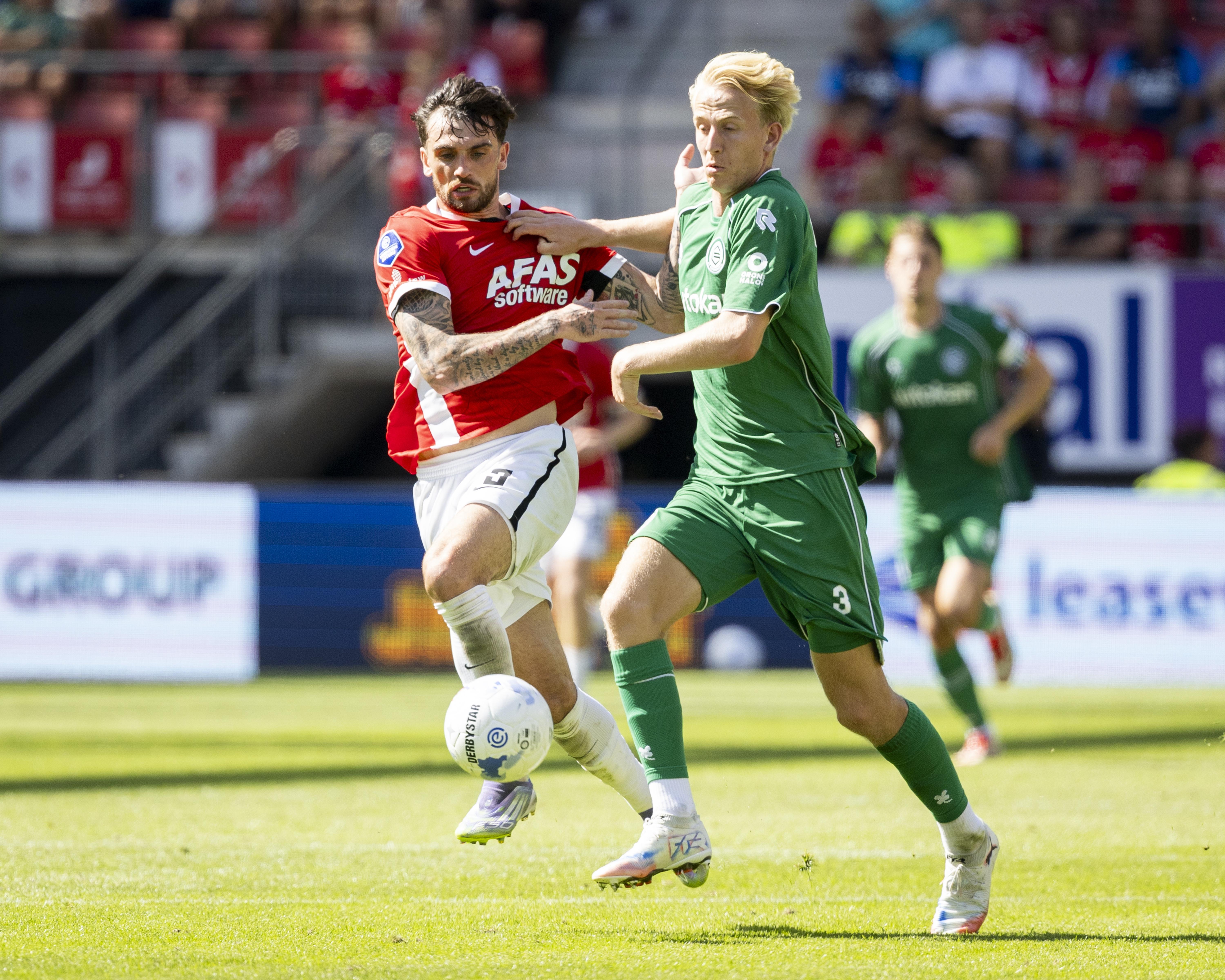 FC Groningen-verdediger Thijmen Blokzijl liet zich in topduels van zijn beste kant zien.